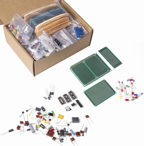 Interstellar Electronics Kit De Sortimento De Componentes, Grab Bag, Ic, Opamp, Resistores, Capacito