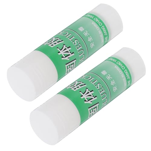 Uonlytech 2pièces Bâton De Colle Blanc Solide Pour Étudiants Pour Projets De Bricolage Usage Scolaire Et Domestique