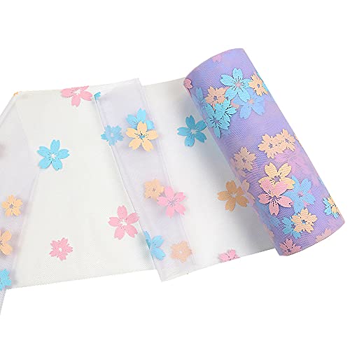 Premium Purple Tulle Rolls - 6 Inch x 10 Yards Sparkling Tulle Fabric for Weddings, DIY Crafts, and Party Decorations 4 Premium Purple Tulle Rolls - 6 Inch x 10 Yards Sparkling Tulle Fabric for Weddings, DIY Crafts, and Party Decorations - Image 3