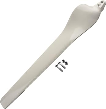Wind Turbine Blade 580Mm Fiberglass Replacement Blade For Small Wind Turbines Sturdy Stable Lightweight White