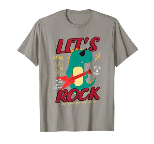 Dinosaur Lets Rock Camiseta