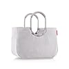 reisenthel loopshopper L cord grey – Stabile Tasche mit praktischen Fächern aus recycelten PET-Flaschen – Charmantes und wasserabweisendes Design #1
