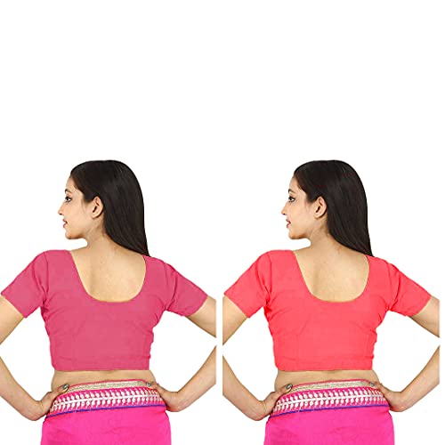 Image of Namita Women's Rubia Cotton Solid Half Sleeve Blouse