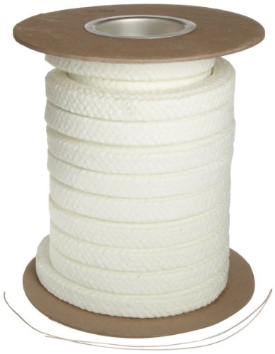 Palmetto 1347AF Series Synthetic with PTFE & Lube Compression Packing Seal, White, 3/8