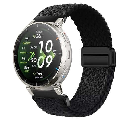 [KeeFos] 20mm �E�H�b�`�o���h Amazfit(�A�}�Y�t�B�b�g) Cheetah 2 Pro, Active 3 Premium/T-Rex 3 Pro 44mm/Active 2 Square/GTR Mini/GTS 4/GTS 4 Min