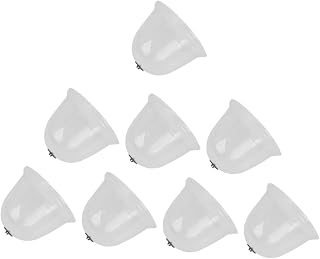 8pcs Plastic Plant Domes Frost Covers Moisture Retaining Succulent Plant Covers for Freezing Weather