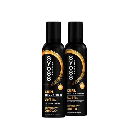 Syoss - Espuma Rizos Flex, paquete de 2x250 ml
