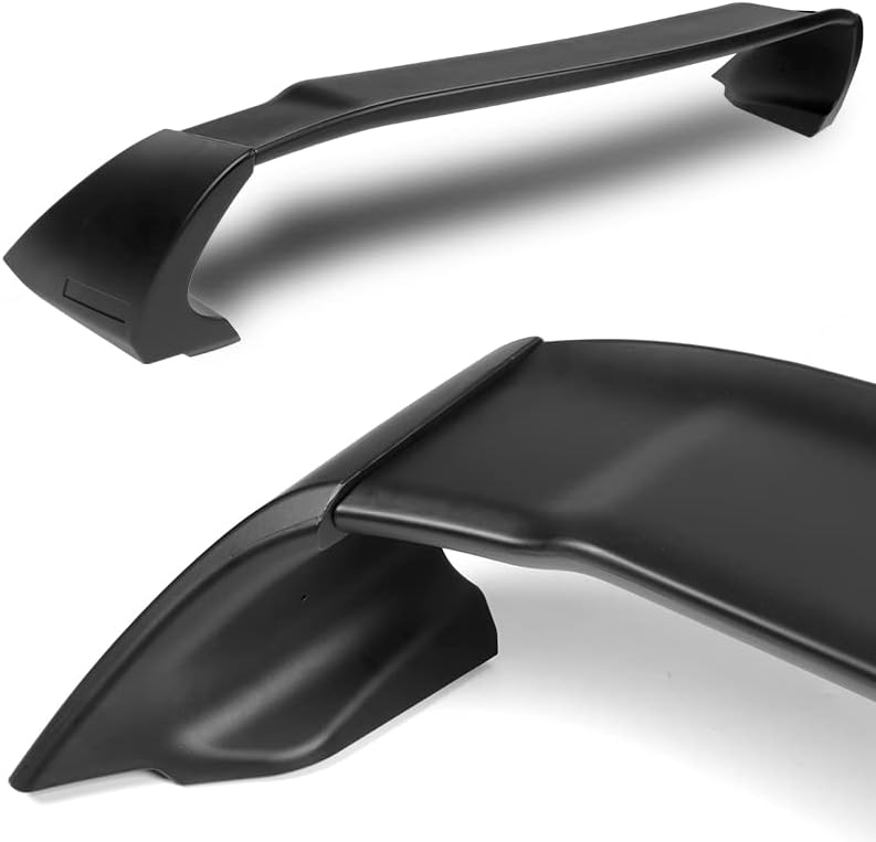 Miniatura 2 de HYPERSPEED - Kit de tapa de alerón trasero para maletero trasero, sin pintar, color negro mate, ABS, apto para Mazda 3 Mazda3 Sedán 2019, 2020,