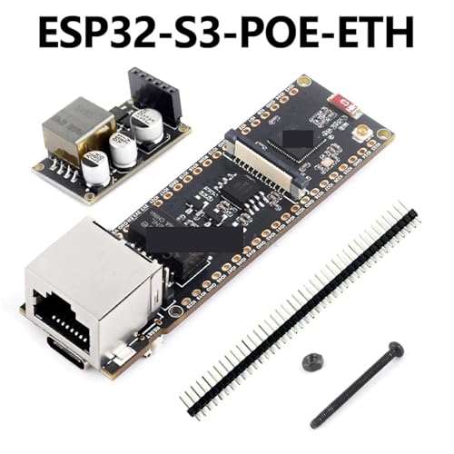 Carte ESP32-S3 PoE RJ45 avec contrôleur W5500 et support Micro-SD
