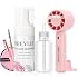 BREYLEE 100 ml Lash Shampoo for Lash Extensions, Lash Fan Dryer+Rinse Bottle+Brushes+Cotton Puff, Eyelash Extension Cleanser, Lash Bath Wash Soap Foam Cleaner for Salon and Home Use