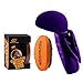 Wave Brush 360 Wave Brush Made With Pure Black Medium Boar Hair Bristle With Silky Velvet Durag for Men