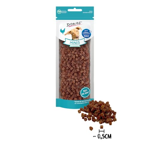 Dokas Minis Getreidefreier Snack für Hunde im 9 x 70g Pack