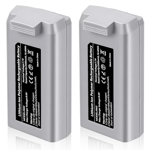 Spicula Mini 2 Mini 4K Battery 2 packs 2400mAh capacity intelligent drone replacement battery maximum flight time 31 minutes compatible with DJI Mini 4K/2/SE/2 SE drones