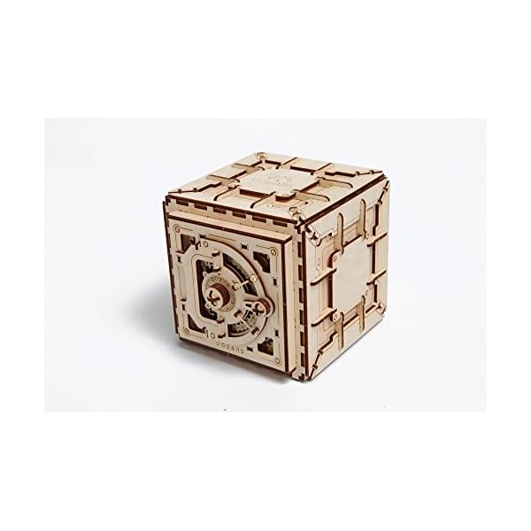 Ugears Sicher Modellbau 3D Puzzle - Modellbausatz Holzpuzzle für Erwachsene - Mechanisches Modell Basteln Bausatz – Bild 3