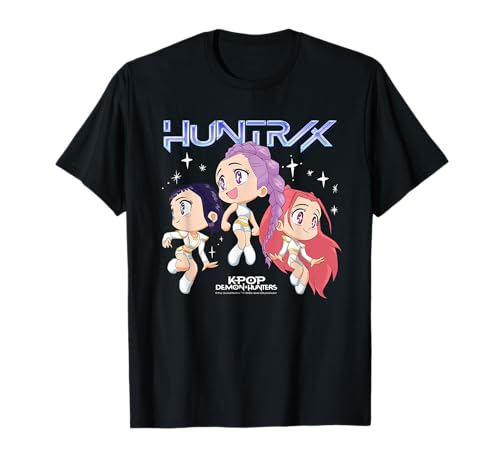 KPOP Demon Hunters Huntrix Chibi Oficialmente Autorizado Camiseta