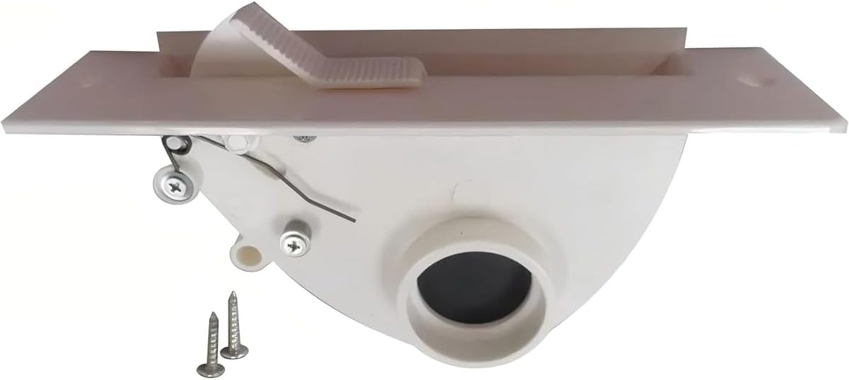 Central Vacuum Automatic Dust Pan Replacement for VacPan Eureka Nutone Honeywell White