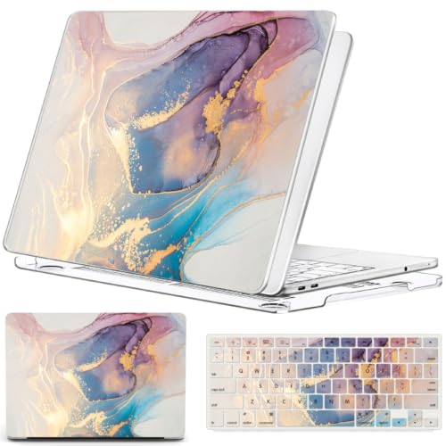 Funda MacBook Pro 13 Evita Arañazos Carcasa Plástico Duro A2338 A1708 y Protector Teclado