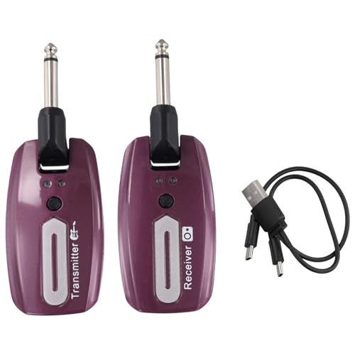 Sistema inalámbrico de guitarra USB recargable transmisor y receptor inalámbrico para guitarra eléctrica, sistema inalámbrico para guitarra, C miniatura 1
