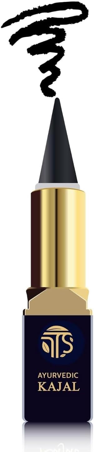 TATSAT-100% Natural Ayurvedic Herbal Lead Free Kajal with CHAKSHUSHYA herbs | No Preservatives | No chemicals | No irritation |2.5gm…