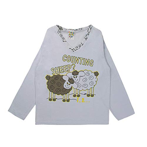 Pijama Infantil Masculino Estampado Decote V Azul Fantoni