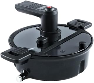 GENAU Automatic Stirrer for Cooking - Hands Free Automatic Pot Stirrer with Pot for Convenient Cooking | Ceramic Coated Self Stirring Pot with Silicone Spatula and Transparent Lid | Battery Powered