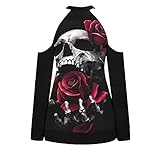 ✔Material: Polyester + Baumwolle Das Stoff ist sehr weich, leicht, atmungsaktiv, bequem und hautnah, super angenehm zu tragen.Lebendiges Gedrucktmuster, gut verarbeitete Nähte, wäscht sich gut und verblasst nicht. Das weiche, farbenfrohe Gedruckt-Shirt lässt dich in der Menge so cool aussehen. Nicht zu dickes und zu dünnes Material, perfekt für jede Jahreszeit.Was Ihnen eine zufriedenstellende Erfahrung für den ganzen Tag bringen kann. Einfach an- und auszuziehen.