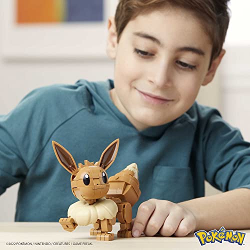 MEGA Pokémon - Eevee da costruire e collezionare con 215 pezzi, Giocattolo per Bambini 7+ Anni, HDL84 - Immagine 2