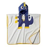 Badeponcho Kinder,Bademantel Kinder,badeponcho,Badetuch,Babycare Babybadetuch mit Kapuze aus Bambus Weiches, extrem saugfähiges Mikrofaser-Badetuch mit Tiermuster-Umhang Hypoallergener Bademantel