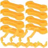 COLLBATH 200 Stück Küken Beinbänder - Elastische Ringe Für Geflügel & Vögel