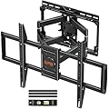 ELIVED TV Wall Mount for Most 37-82 Inch OLED QLED TVs, 8 Ball Bearings Smooth Swivel Extend for Ultra Slim TVs, Full Motion Wall Mount TV Bracket Max VESA 600x400mm, 100 lbs. Fits 16" Wood Studs