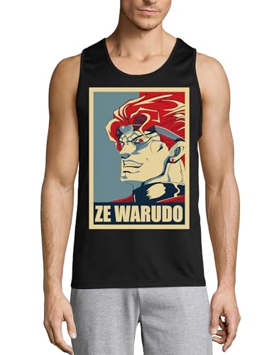 Camiseta de algodón para hombre Anime 100 negra holgada sin costuras molestas