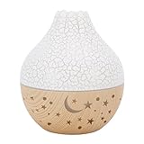 [MODERNE ET PRATIQUE] Doté d'un design tendance en grain de bois, ce diffuseur d'aromathérapie complète tout décor d'intérieur avec un simple contrôle en un de la brume et de l'éclairage.