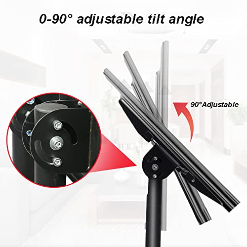 Soporte para TV móvil de altura baja ajustable para 32-70'' miniatura 3