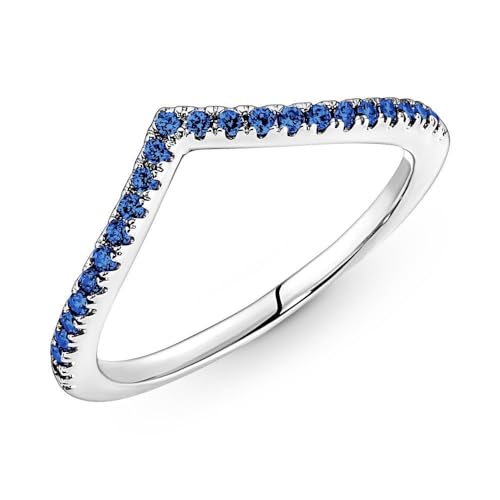 Bague vœu PANDORA Timeless bleue pour vos soirées - 5