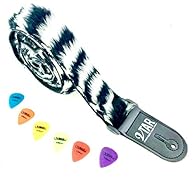 This quality UK made Fur design guitar strap comes available in 7 different colours. See above for image details. The strap has an adjustable length ranging from 33" (84cm) to 57" (145cm) The strap measures 2" wide and the carefully chosen materials ...