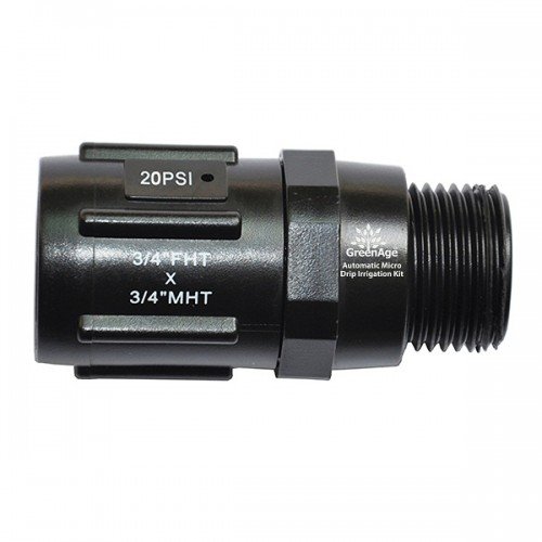 Water Pressure Regulator 30 PSI with 3/4 MXF-to Maintain Water Pressure at A Uniform 30 PSI and Used in DRIP and Sprinkler/Sprayer Irrigation in Garden and Lawn/Imported(Product Code 58W) 1 PC