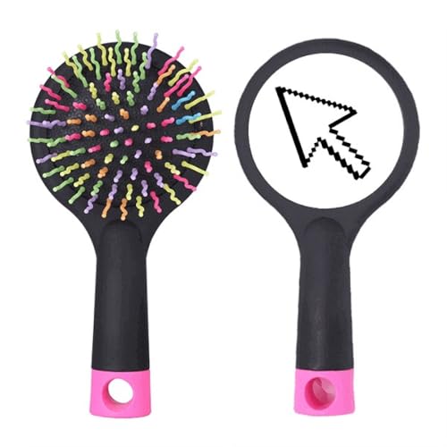 Brosse à cheveux démêlante flèche pixel avec base coussin pneumatique