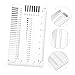 CATIEBYE High Precision Diameter Measurement Ruler for Line Width Defects Flaw Detection Tool Scratch and Crack Comparison Features