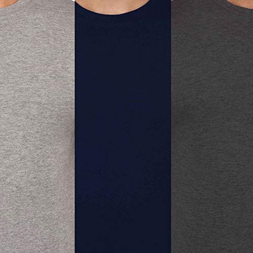 Image of Solid Men Half Sleeve Round Neck T-Shirt (Pack of 3)
