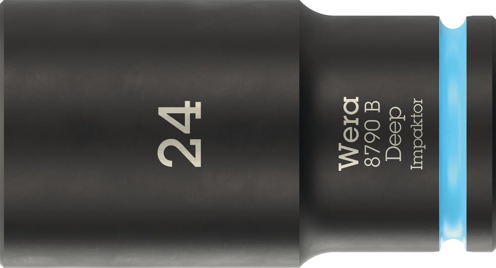 Wera 8790 B Impaktor Deep Sockets 3/8" Drive 24 x 63mm