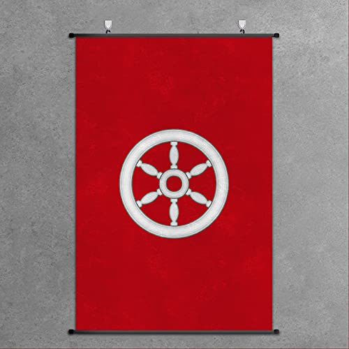 Décoration murale affiche médiévale armoiries Moyen Âge Diocèse de Mainz poster 75 x 50 cm