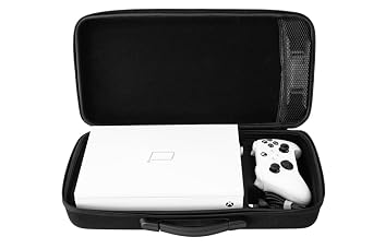 UPspec Gaming xScreen Case - Designed for Xbox - Holds the xScreen while attached to the Xbox Series S, plus an Xbox controller, the Xbox USB cable and power cable (not included)