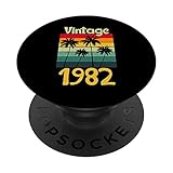 Photo Gallery cool vintage t shirt 1982 40° compleanno retrò palme popsockets popgrip intercambiabile Photo Gallery cool vintage t shirt 1982 40° compleanno retrò palme popsockets popgrip intercambiabile
