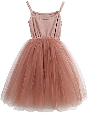 LYXIOF Baby Girls Tutu Dresses Sleeveless Princess Dress Infant Tulle Dress Toddler Sundress Pink 18 Months