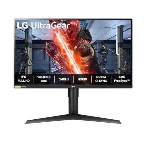 Monitor LG UltraGear 27GN750-27" IPS Full HD, 240Hz, 1ms (GtG), NVIDIA G-Sync, HDMI, USB 3...