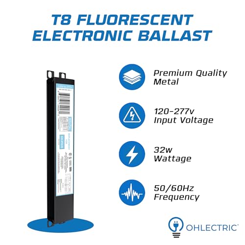10 Pack - Replacement for ICN-2P32-SC 1 & 2 Lamp T8 Fluorescent Electronic Ballast - 120-277 Volt - Instant Start - UL Approved by eLegolight - Image 2