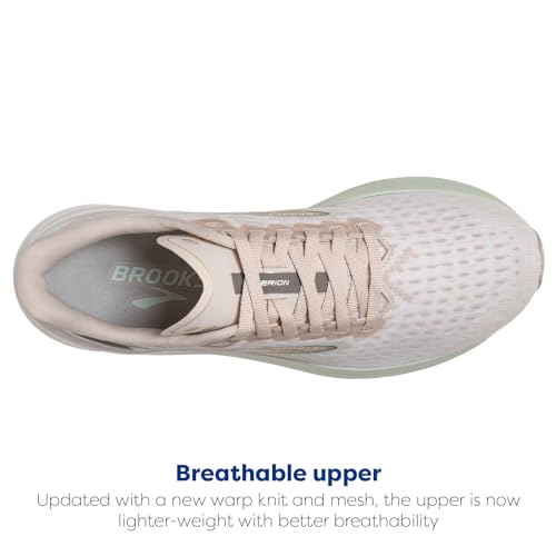 Brooks Women’s Hyperion Neutral Running Shoe - Crystal Grey/Blue Glass/White - 8.5 Medium