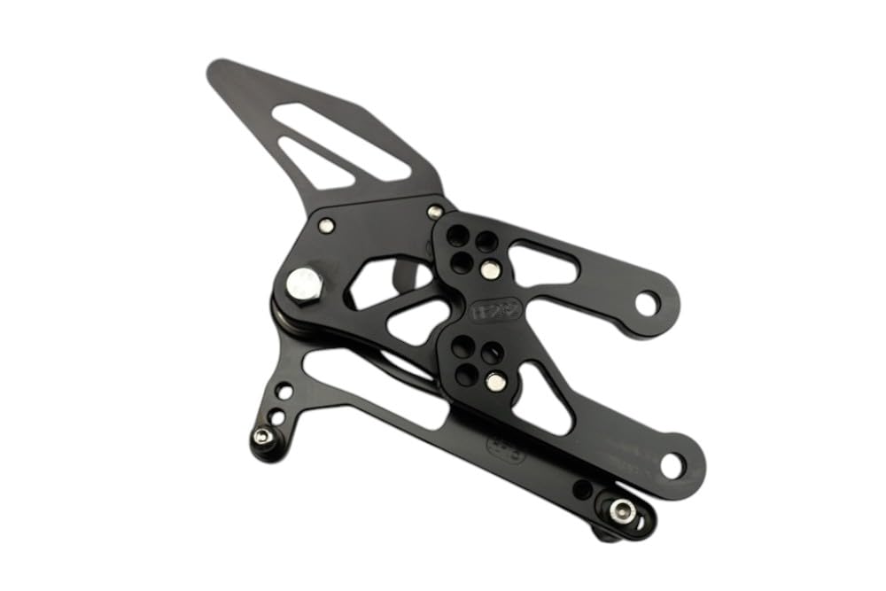 avdb-moto Supporto Pedane Arretrate Regolabili Compatibile con HONDA CBR 600 RR 600RR PC37 2003-2004, CBR 600 RR 600RR PC37 2005-2006, 1000RR SC57 2004-2005, 1000RR SC57 2006-2007 Racing AVDB (Oro)