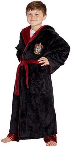 INTIMO Harry Potter Costume Kids Plush Robe, Gryffindor, X-Large