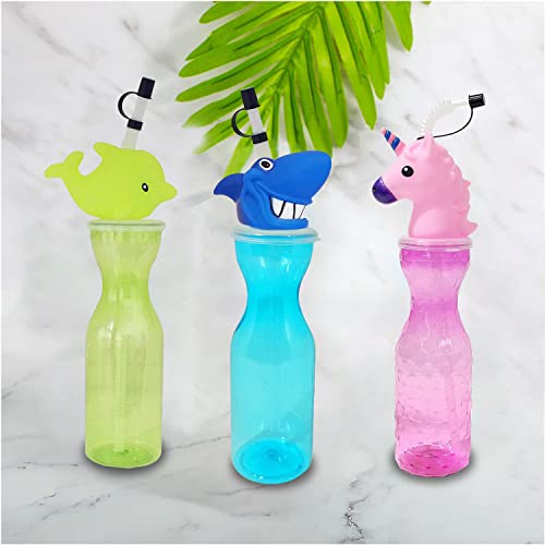 Image of Party Propz Sippers for kids return gift - Set of 5pcs Birthday Return Gifts for Kids | Return gift's for birthday for kid's | Straw Bottle Multicolor | Sippers for Gifts